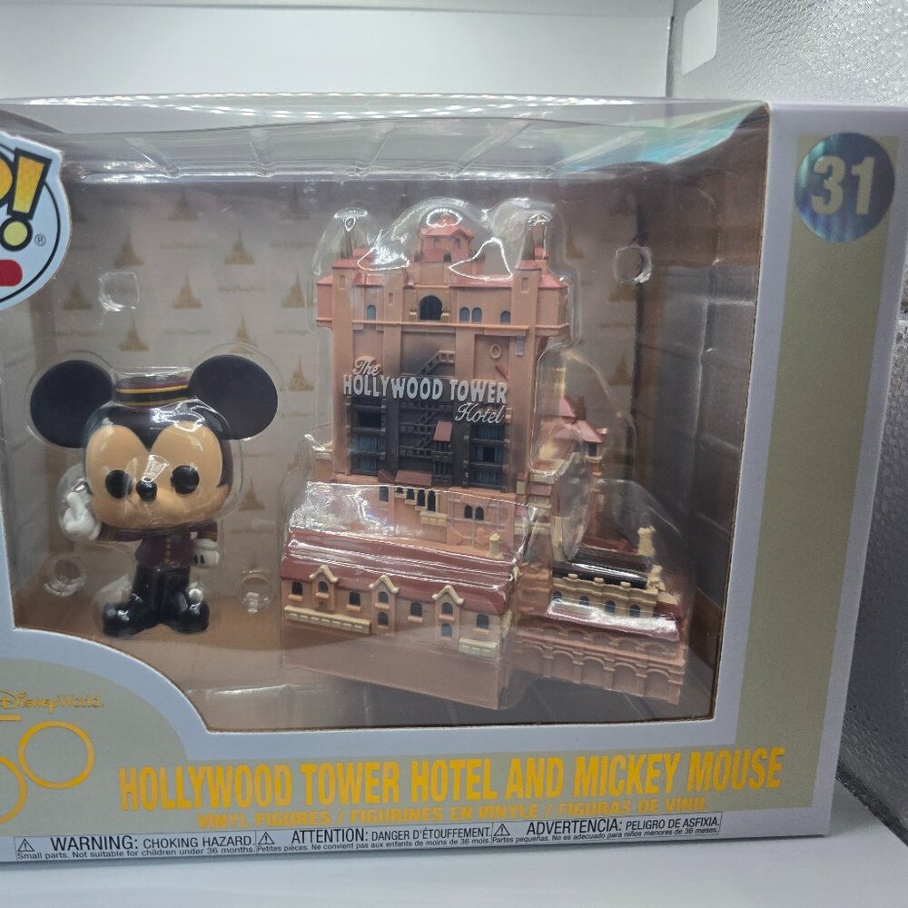 Pop! Town Hollywood Tower Hotel and Mickey Mouse WDW 50 #31